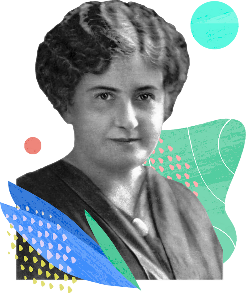 Maria montessori. Портрет Марии Монтессори.