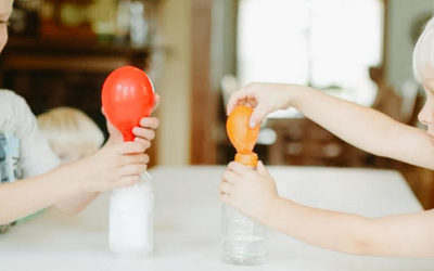 Expérience : gonfler un ballon sur une bouteille 6-12 ans