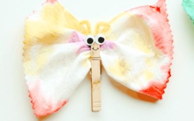 Fabriquer des papillons tie&dye